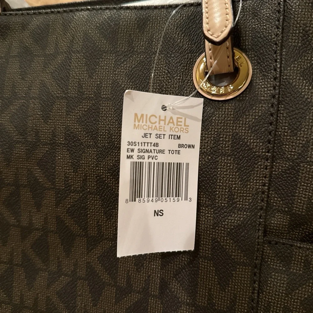 Michael Kors Dark Brown Signature Tote
